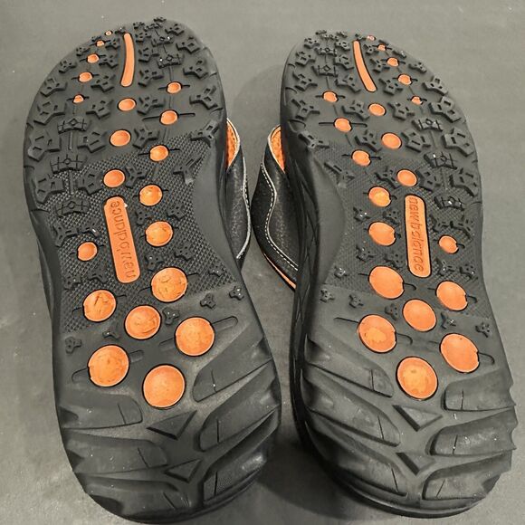 New Balance Minimus Vibram Sandals Mens Size 12 Black Orange Minimalist Thong NB main image 5